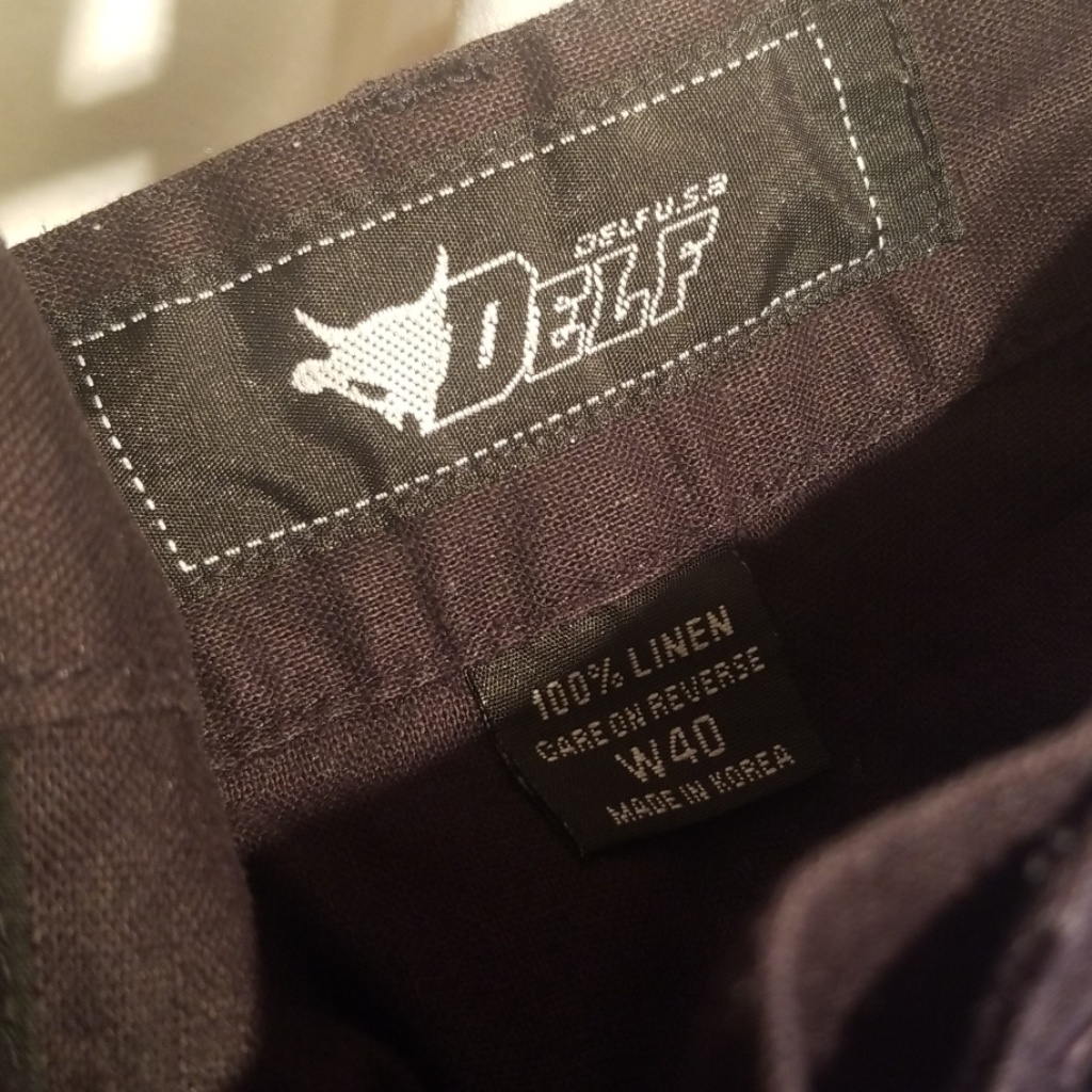 Black Linen Shorts